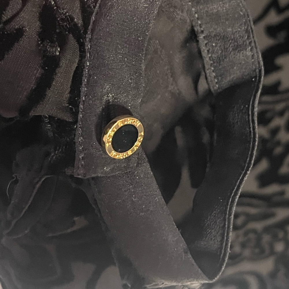 Tory Burch Black Velvet Burnout Tunic - Picture 6 of 11